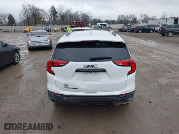 2021 GMC Terrain SLE with VIN 3GKALMEV7ML386078, listed as a IAAI auction lot 40896797 with 60,611 mi miles and . Bid and sale history available at carsss.com. Image 16.