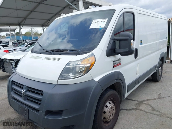 2014 Ram ProMaster Cargo Van with VIN 3C6TRVAG6EE109810, listed as a IAAI auction lot 41734434 with 135,286 mi miles. Bid and sale history available at carsss.com. Image 22.