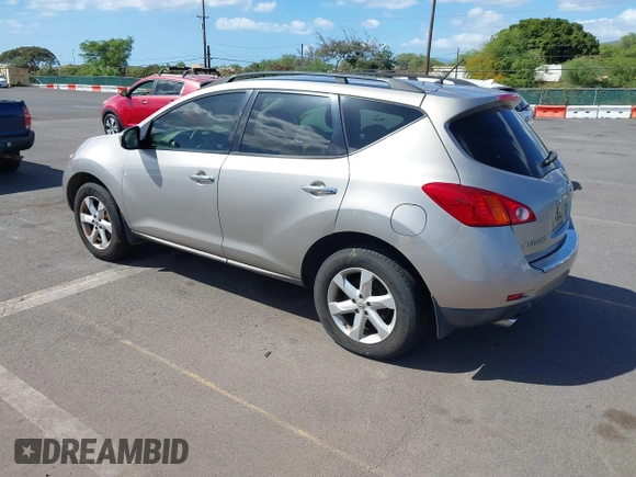 2009 Nissan Murano SL with VIN JN8AZ18U19W003298, listed as a IAAI auction lot 41723756 with 151,482 mi miles and . Bid and sale history available at carsss.com. Image 3.