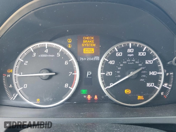 2013 Acura RDX with VIN 5J8TB3H35DL002677, listed as a Copart auction lot 56679185 with 204,398 mi miles and Salvage title. Bid and sale history available at DreamBid. Image 9.
