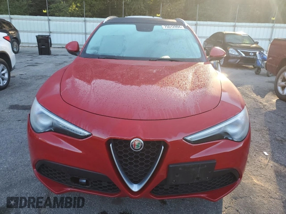 2019 Alfa Romeo Stelvio Ti Lusso z VIN ZASPAKBN0K7C39954, wystawiony jako Copart lot #75512994 z przebiegiem Nie podano mil oraz Szkoda całkowita • Salvage title. Historia ofert i sprzedaży dostępna na DreamBid. Obrazek 5.