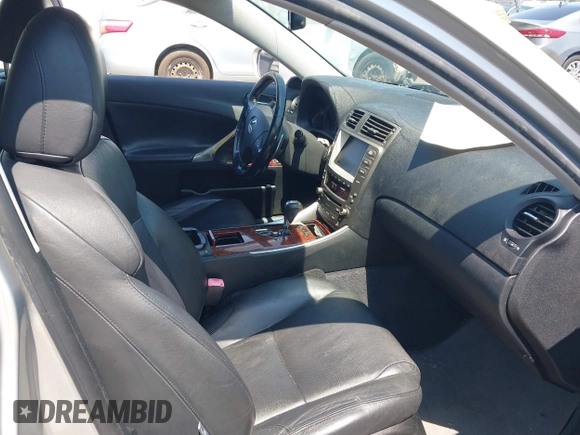 2008 Lexus IS 250 with VIN JTHBK262682066851, listed as a IAAI auction lot 42683470 with 273,600 mi miles and . Bid and sale history available at DreamBid. Image 5.