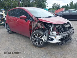 2015 Nissan Note SR with VIN 3N1CE2CP8FL375152, listed as a IAAI auction lot 42587366 with 96,236 mi miles and . Bid and sale history available at DreamBid. Image 1.