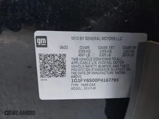 2023 Chevrolet Bolt EUV LT with VIN 1G1FY6S00P4167795, listed as a IAAI auction lot 41343489 with 8,097 mi miles. Bid and sale history available at carsss.com. Image 9.