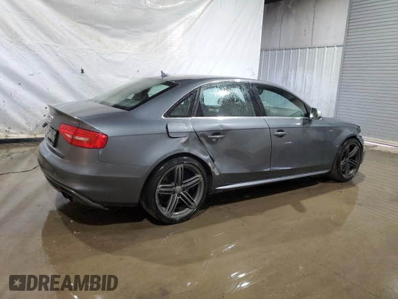 2013 Audi S4 Premium Plus with VIN WAUDGAFL0DA124271, listed as a Copart auction lot 76506834 with 141,549 mi miles and Salvage Title. Bid and sale history available at carsss.com. Image 3.