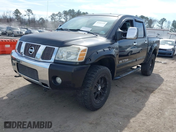 2007 Nissan Titan LE with VIN 1N6BA07B47N238148, listed as a IAAI auction lot 41683144 with 149,655 mi miles. Bid and sale history available at carsss.com. Image 17.