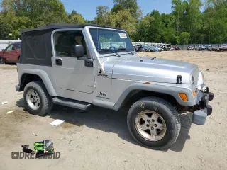 2004 Jeep Wrangler Sport with VIN 1J4FA49S44P788467, listed as a Copart auction lot 55395625 with 187,289 mi miles and Salvage title. Bid and sale history available at DreamBid. Image 4.