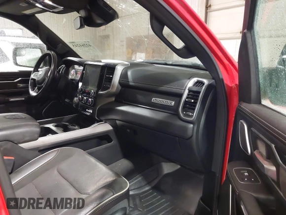 2021 Ram 1500 Laramie z VIN 1C6SRFJT2MN729787, wystawiony jako IAAI lot #42264245 z przebiegiem 81 625 mil mil oraz . Historia ofert i sprzedaży dostępna na DreamBid. Obrazek 5.