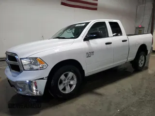 2024 Ram 1500 SLT z VIN 1C6RR7GG8RS143599, wystawiony jako Copart lot #42437185 z przebiegiem 16 998 mil mil oraz Czysty tytuł • Clean title. Historia ofert i sprzedaży dostępna na DreamBid. Obrazek 1.