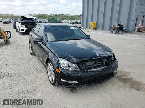 2014 Mercedes-Benz C-Class C 250 Sport with VIN WDDGF4HBXEA962789, listed as a Copart auction lot 52615585 with 12,177 mi miles and Salvage Title. Bid and sale history available at carsss.com. Image 14.