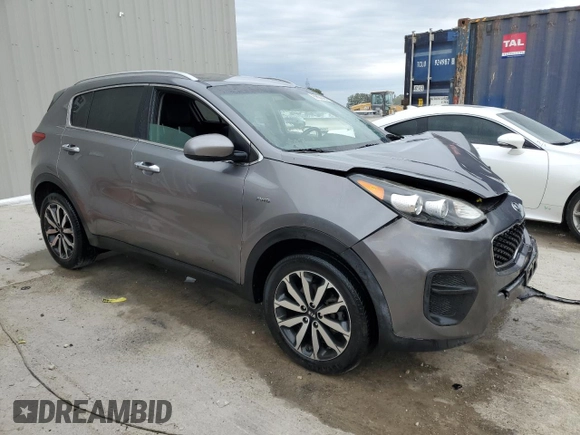 2017 Kia Sportage EX with VIN KNDPNCAC7H7053792, listed as a Copart auction lot 69801424 with 126,077 mi miles and Non repairable. Bid and sale history available at DreamBid. Image 4.