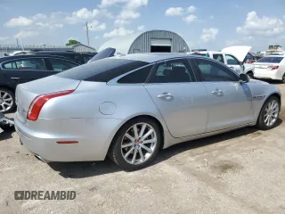 2015 Jaguar XJ with VIN SAJWJ1CD1F8V75232, listed as a Copart auction lot 57605685 with 146,314 mi miles and Salvage title. Bid and sale history available at DreamBid. Image 3.