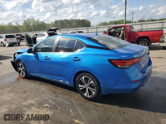 2020 Nissan Sentra SV with VIN 3N1AB8CV3LY290803, listed as a Copart auction lot 51131655 with 39,764 mi miles and Salvage Title. Bid and sale history available at DreamBid. Image 2.