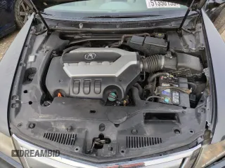 2011 Acura RL Technology with VIN JH4KB2F61BC000812, listed as a Copart auction lot 51350155 with 159,498 mi miles and Salvage Title. Bid and sale history available at DreamBid. Image 11.