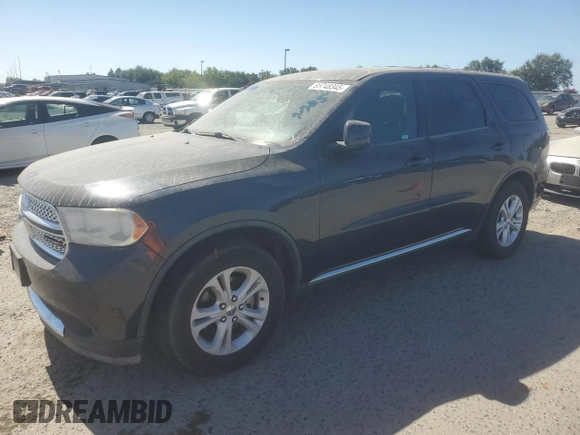 2013 Dodge Durango SXT with VIN 1C4RDHAG9DC584277, listed as a Copart auction lot 65748345 with 163,056 mi miles and Clean title. Bid and sale history available at DreamBid. Image 1.
