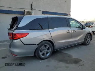 2022 Honda Odyssey EX with VIN 5FNRL6H54NB030743, listed as a Copart auction lot 42062815 with 42,294 mi miles and Salvage Title. Bid and sale history available at DreamBid. Image 3.