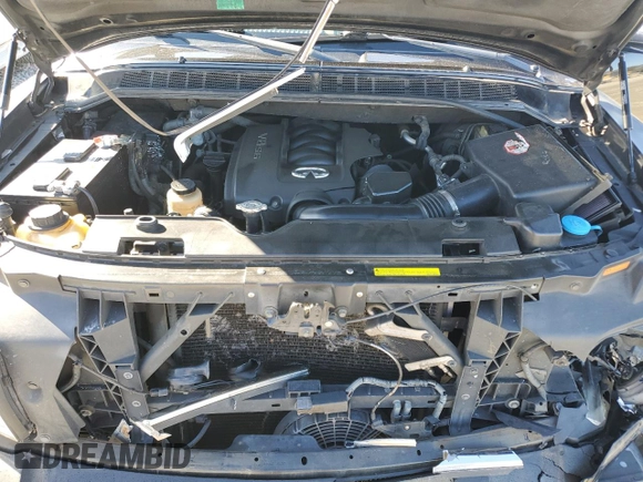 2004 Infiniti QX56 with VIN 5N3AA08A74N808274, listed as a Copart auction lot 42179185 with 0 mi miles and Salvage Title. Bid and sale history available at carsss.com. Image 12.