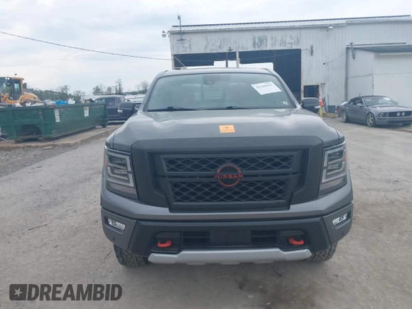 2023 Nissan Titan SV with VIN 1N6AA1ED7PN106443, listed as a IAAI auction lot 42166641 with 25,814 mi miles and . Bid and sale history available at DreamBid. Image 6.