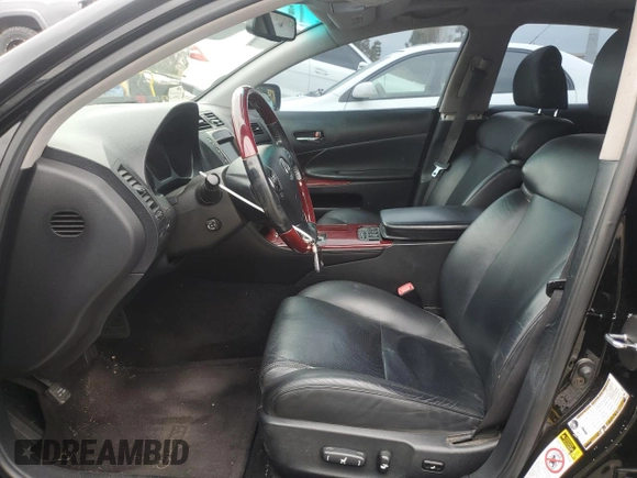 2006 Lexus GS 430 with VIN JTHBN96S765007061, listed as a Copart auction lot 55067095 with 343,077 mi miles and Salvage Title. Bid and sale history available at DreamBid. Image 7.