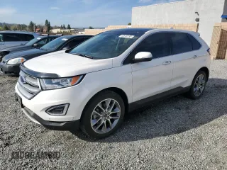 2017 Ford Edge Titanium with VIN 2FMPK4K96HBB57291, listed as a Copart auction lot 48518135 with 18,953 mi miles and Salvage Title. Bid and sale history available at carsss.com. Image 1.