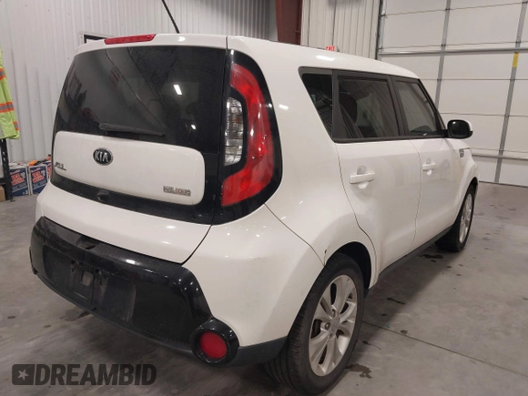 2016 Kia Soul + with VIN KNDJP3A55G7261069, listed as a IAAI auction lot 41308499 with 106,209 mi miles and . Bid and sale history available at DreamBid. Image 4.