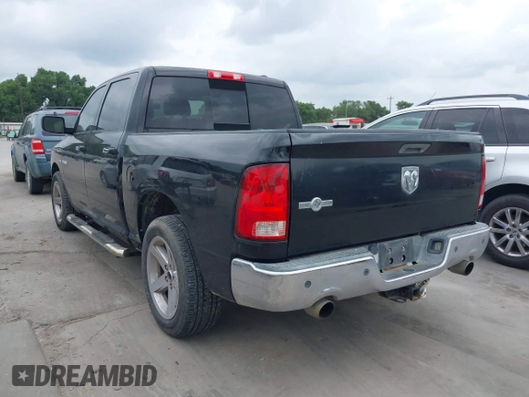 2010 Dodge 1500 SLT with VIN 1D7RB1CT1AS104246, listed as a IAAI auction lot 42141463 with 180,866 mi miles and . Bid and sale history available at carsss.com. Image 3.
