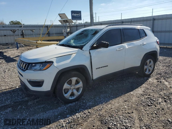 2020 Jeep Compass Altitude with VIN 3C4NJCBB8LT169550, listed as a Copart auction lot 86330194 with 59,252 mi miles and Salvage Title. Bid and sale history available at carsss.com. Image 1.