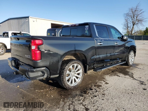 2021 Chevrolet Silverado 1500 High Country with VIN 3GCUYHET7MG234553, listed as a Copart auction lot 52436555 with 0 mi miles and Salvage Title. Bid and sale history available at carsss.com. Image 3.