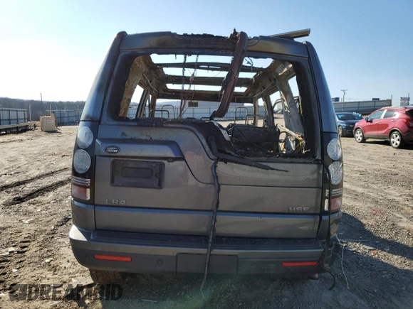 2016 Land Rover LR4 HSE with VIN SALAG2V62GA792643, listed as a Copart auction lot 43708605 with Not provided miles and Non repairable. Bid and sale history available at DreamBid. Image 6.