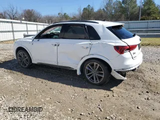 2021 Audi Q3 S line Premium Plus with VIN WA1EECF38M1041061, listed as a Copart auction lot 46298345 with 87,225 mi miles and Clean Title. Bid and sale history available at carsss.com. Image 2.