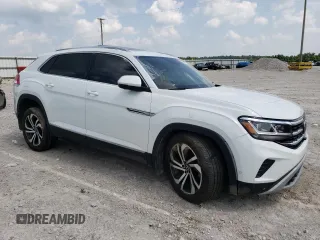 2021 Volkswagen Atlas SEL Premium with VIN 1V2TE2CA6MC209907, listed as a Copart auction lot 60381103 with 33,895 mi miles and . Bid and sale history available at DreamBid. Image 4.