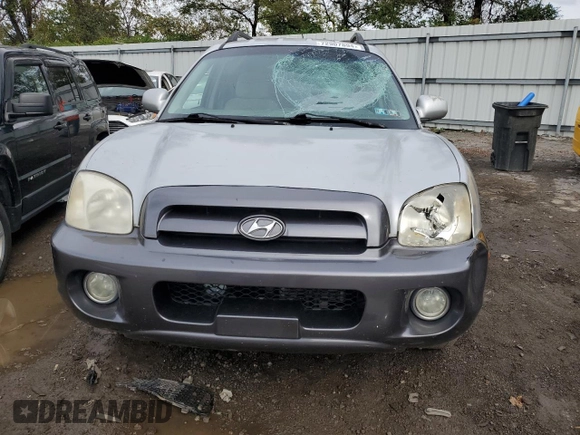 2005 Hyundai Santa Fe GLS with VIN KM8SC73D25U931019, listed as a Copart auction lot 72907894 with 246,060 mi miles and Salvage Title. Bid and sale history available at carsss.com. Image 5.