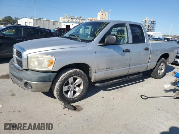 2007 Dodge 1500 SLT with VIN 1D7HA18P27S232787, listed as a Copart auction lot 86873164 with 346,744 mi miles and Salvage Title. Bid and sale history available at DreamBid. Image 1.