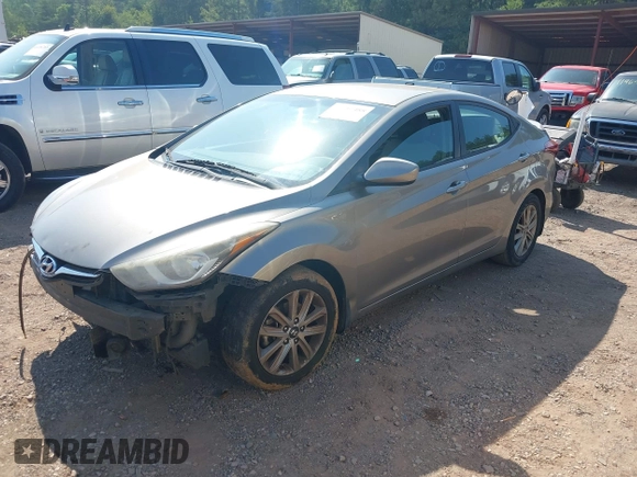 2015 Hyundai Elantra SE z VIN 5NPDH4AE9FH590805, wystawiony jako IAAI lot #41687509 z przebiegiem 237 215 mil mil oraz . Historia ofert i sprzedaży dostępna na DreamBid. Obrazek 2.