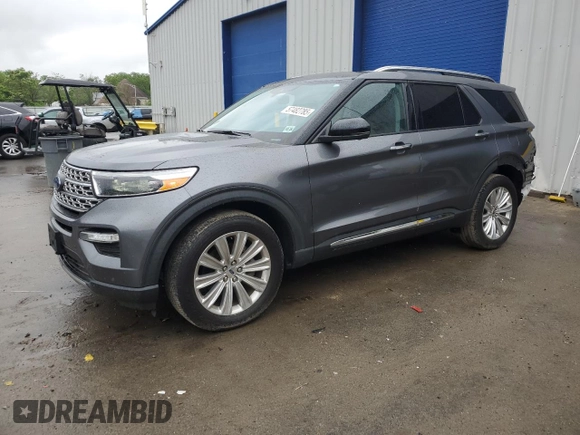2021 Ford Explorer Limited z VIN 1FMSK8FH6MGB92399, wystawiony jako Copart lot #57482785 z przebiegiem 51 795 mil mil oraz Szkoda całkowita • Salvage title. Historia ofert i sprzedaży dostępna na DreamBid. Obrazek 1.