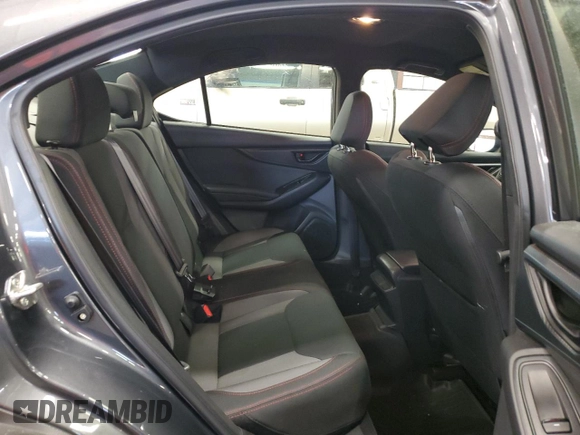 2023 Subaru WRX with VIN JF1VBAA61P9806420, listed as a Copart auction lot 42436265 with 19,248 mi miles and Salvage title. Bid and sale history available at DreamBid. Image 10.