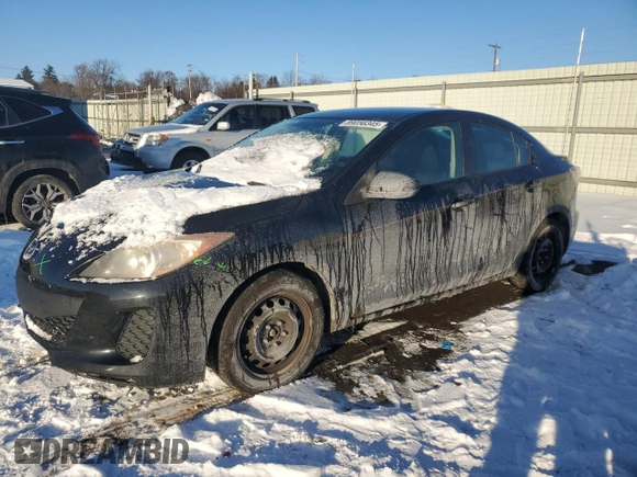 2012 Mazda 3 i Sport with VIN JM1BL1UG0C1520453, listed as a Copart auction lot 89056345 with 161,435 mi miles and Salvage Title. Bid and sale history available at DreamBid. Image 1.