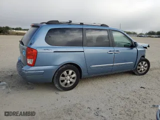 2007 Hyundai Entourage GLS with VIN KNDMC233X76029345, listed as a Copart auction lot 87003264 with 162,714 mi miles and Salvage Title. Bid and sale history available at carsss.com. Image 3.
