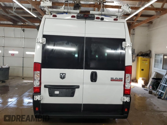 2021 Ram ProMaster Cargo with VIN 3C6LRVBG9ME520874, listed as a Copart auction lot 73158774 with 52,200 mi miles and Salvage Title. Bid and sale history available at carsss.com. Image 6.