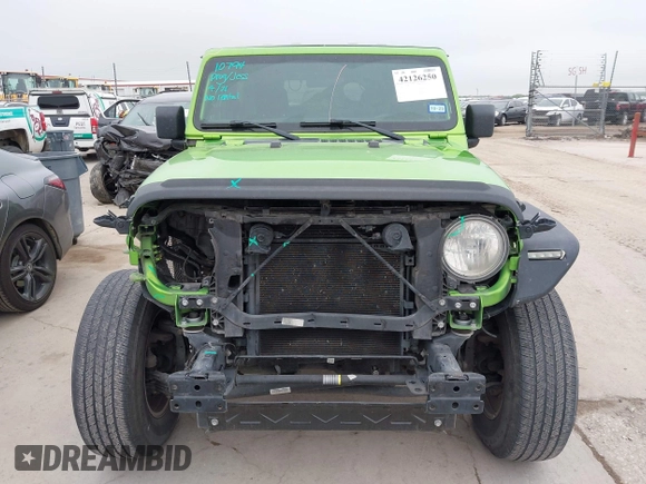 2020 Jeep Wrangler Sport S with VIN 1C4GJXAG1LW103235, listed as a IAAI auction lot 42126250 with 64,986 mi miles and . Bid and sale history available at DreamBid. Image 13.