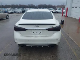 2019 Infiniti Q50 RED SPORT 400 with VIN JN1FV7AP2KM760252, listed as a IAAI auction lot 41729947 with 65,838 mi miles. Bid and sale history available at carsss.com. Image 16.