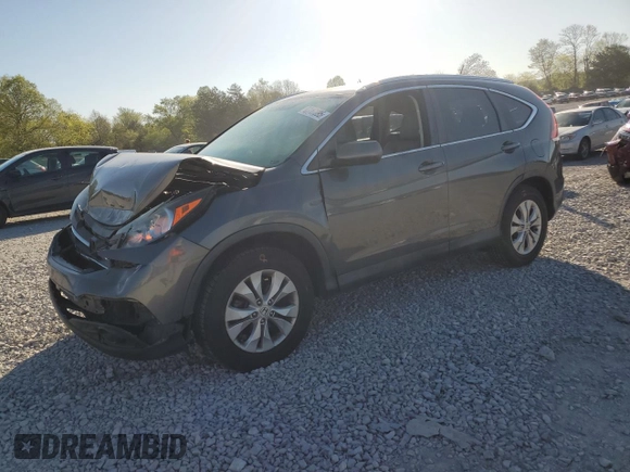 2014 Honda CR-V EX-L with VIN 2HKRM4H72EH668011, listed as a Copart auction lot 53187095 with 165,931 mi miles and Salvage Title. Bid and sale history available at carsss.com. Image 1.