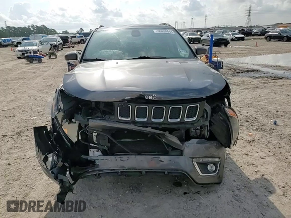 2018 Jeep Compass Limited with VIN 3C4NJDCB9JT206736, listed as a Copart auction lot 59838055 with 124,992 mi miles and Salvage title. Bid and sale history available at DreamBid. Image 15.