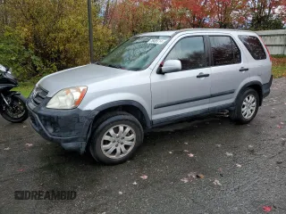 2005 Honda CR-V EX with VIN SHSRD788X5U323021, listed as a Copart auction lot 76485714 with 152,794 mi miles and Salvage Title. Bid and sale history available at carsss.com. Image 1.