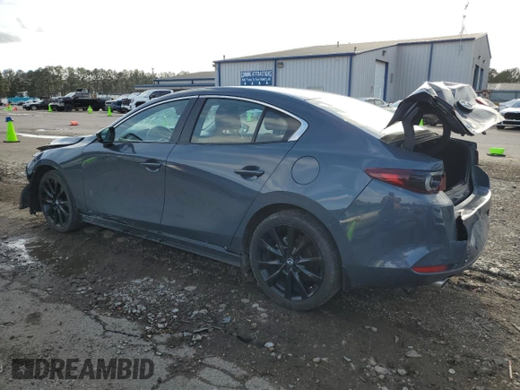2024 Mazda 3 S Carbon Edition with VIN 3MZBPBCM7RM415645, listed as a Copart auction lot 45153125 with 25,541 mi miles and Salvage title. Bid and sale history available at DreamBid. Image 2.