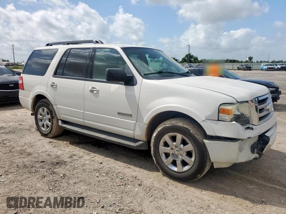 2008 Ford Expedition SSV with VIN 1FMFU15578LA20163, listed as a Copart auction lot 61676635 with 188,542 mi miles and Salvage title. Bid and sale history available at DreamBid. Image 4.