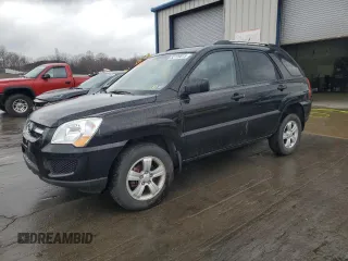 2009 Kia Sportage LX with VIN KNDJF724397579548, listed as a Copart auction lot 52720815 with 164,000 mi miles and Clean Title. Bid and sale history available at carsss.com. Image 1.
