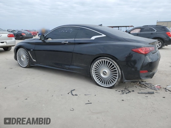 2017 Infiniti Q60 Premium with VIN JN1EV7EK1HM361786, listed as a Copart auction lot 85286114 with 98,619 mi miles and Clean title. Bid and sale history available at DreamBid. Image 2.
