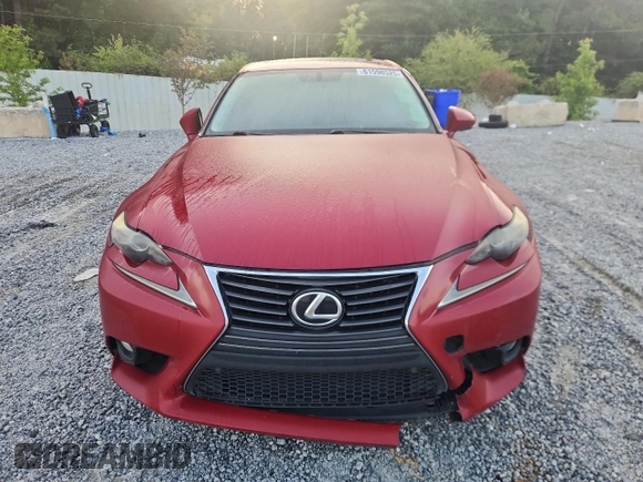 2014 Lexus IS 250 with VIN JTHBF1D26E5016480, listed as a Copart auction lot 61598525 with 170,582 mi miles and Clean title. Bid and sale history available at DreamBid. Image 5.