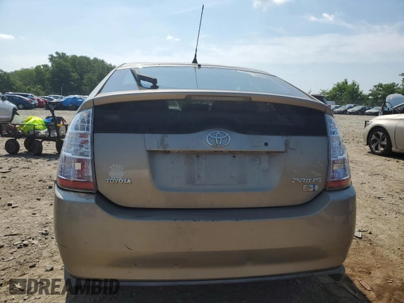 2008 Toyota Prius with VIN JTDKB20U383320392, listed as a Copart auction lot 63286105 with Not provided miles and Clean title. Bid and sale history available at DreamBid. Image 6.